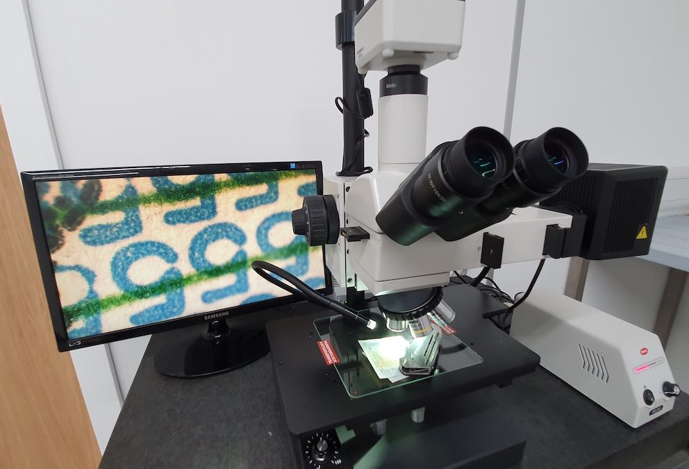 Large sample met microscope inspection