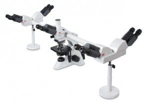 Motic BA 410 MVH 5 Head Discussion Microscope
