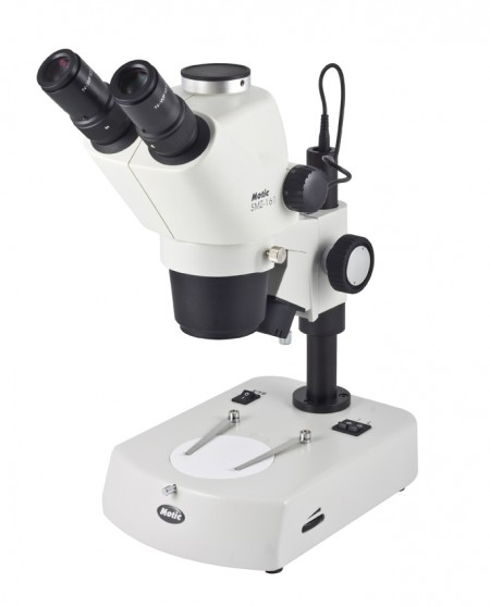 Motic SMZ161TLED Trinocular Stereozoom Microscope with LED Illumination
