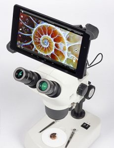 Moticam Microscope Camera / Tablet BTU8 with SMZ 161 T Trino stereo zoom microscope