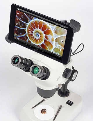 Digital Zoom Inspection Stereo Zoom Microscope with Tablet Camera