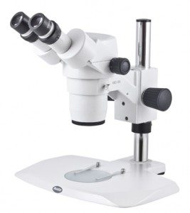 Motic Microscopes stereo zoom SMZ 168 BP Zoom Range with 10x WF = 7.5x - 50x