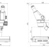 OEM Stereo Zoom Microscope optics SMZ 171 60°
