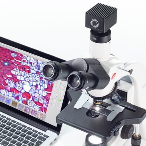 Microscope camera for bioscience microscopy