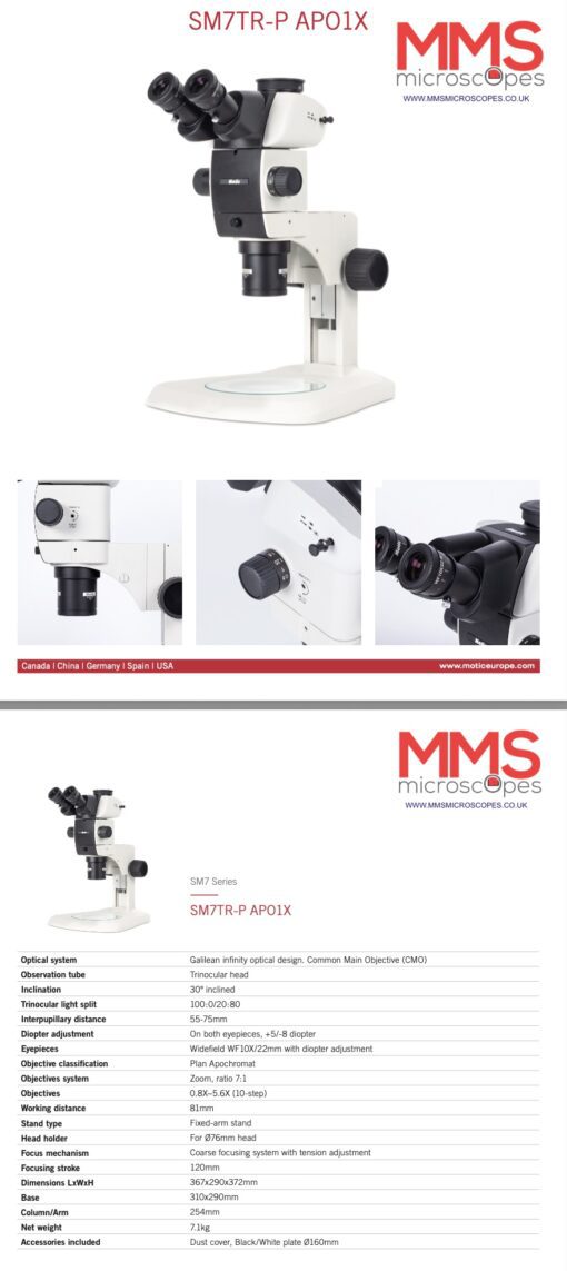 Motic SM7 Stereo Microscope - Image 6
