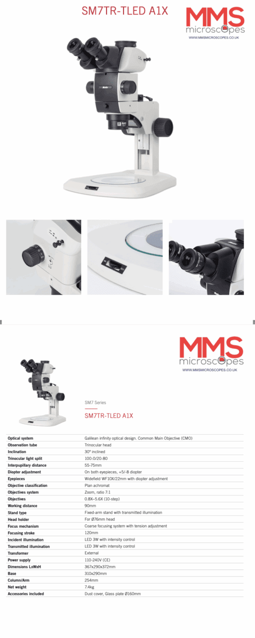Motic SM7 Stereo Microscope - Image 7